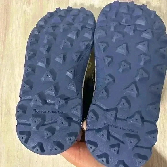 GAHO JUNIOR Sporty faux leather sandal, Blue size 2 - Picture 8 of 9